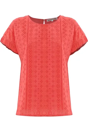 Kocca Blouses, female, , S, Sangallo Lace Cotton Blouse