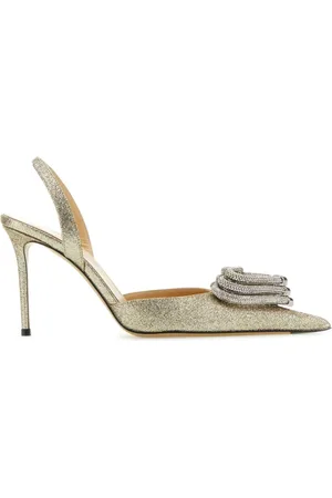 Mach & Mach Platinum Fabric Pumps