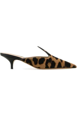Salvatore Ferragamo Printed calf hair Dorye mules