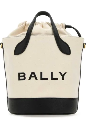 Bally Bucket Bags, female, , ONE SIZE, Canvas Bar Bucket Bag