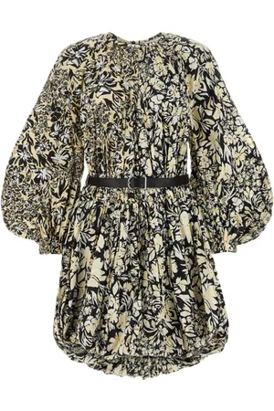 Jil Sander Printed Mini Dress in Nylon
