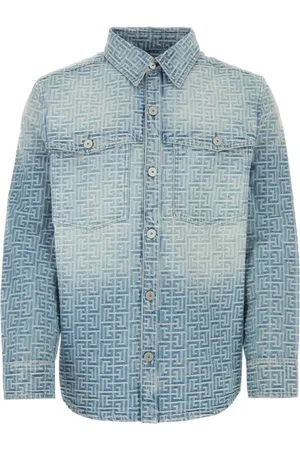 Balmain Embroidered Denim Jacket