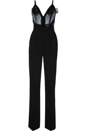 Elisabetta Franchi Chic Jumpsuits with Appliqué Detail