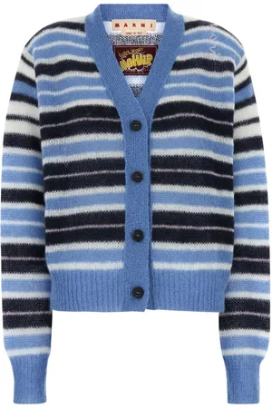Marni Cardigans, female, , XS, Colorful Mohair Blend Cardigan