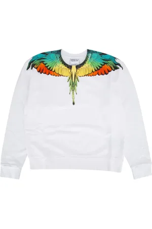 MARCELO BURLON Sweatshirts, unisex, , 10 Y, Crewneck Icon Wings Multicolor