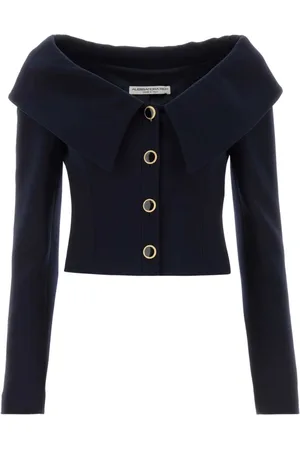 Alessandra Rich Navy Wool Blazer