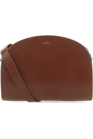 A.P.C. Cross Body Bags, female, , ONE SIZE, Leather Demi Lune Crossbody Bag