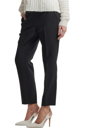 Kocca Chinos, female, , 2XS, Chic Shiny Side Detail Trousers