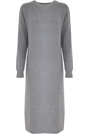 Kocca Knitted Dresses, female, , M, Elegant Knitted Dress with Openwork Details