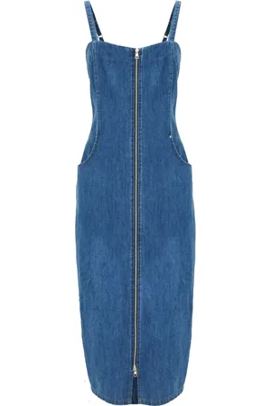 Kocca Zip Front Cotton Sheath Dress