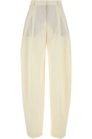 Andamane Wide Trousers, female, , 2XS, Ivory Gabardine Pant
