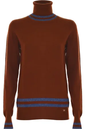 Kocca Contrasting Detail Wool Blend Polo Neck Jumper