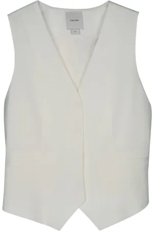 Calvin Klein Vests, female, , XS, Textured Waistcoat for Blazers and Vests