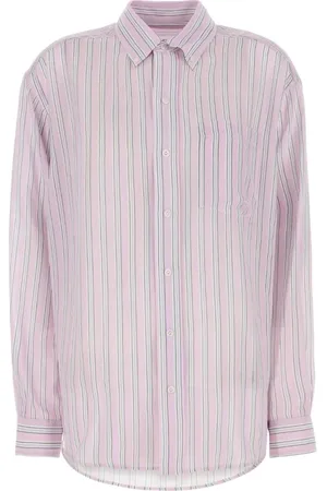 Alexander Wang Shirts, female, , S, Embroidered Silk Oversize Shirt