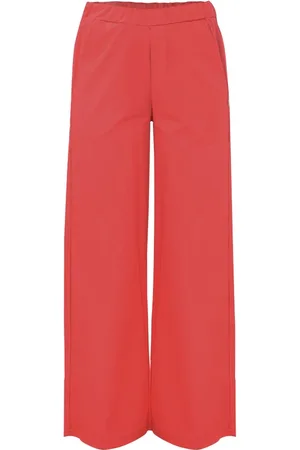Kocca Wide Trousers, female, , 2XL, Wide-leg Cotton Trousers with Pockets