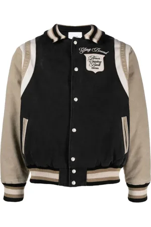 Rhude Bomber Jackets, male, , M, Canvas Varsity Jacket
