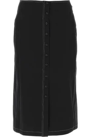 Low Classic Midi Skirts, female, , M, Crepe Skirt - Stylish and Elegant