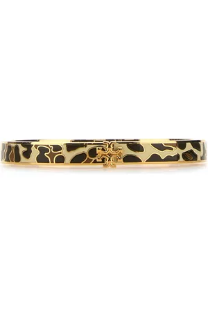 Tory Burch Bracelets, female, , M, Metal Bracelet with Printed Design