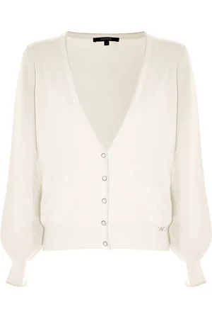 Kocca Refined Knitted Cardigan with Contrasting Trim