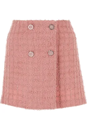 VERSACE Short Skirts, female, , S, Boucle Mini Skirt