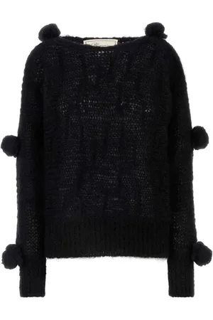 BLUMARINE Round-neck Knitwear, female, , XS, Kimono Jumper for Women