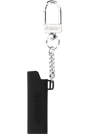 AMBUSH Keyrings, male, , ONE SIZE, Two-tone metal Lighter Case key ring
