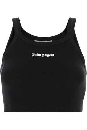 Palm Angels Sleeveless Tops, female, , S, Piquet Top