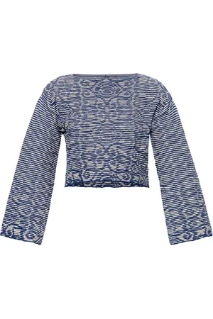 Emporio Armani Blouses, female, , XS, Ribbed Crop Top
