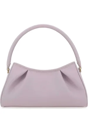 Elleme Lilac leather Dimple Moon shoulder bag