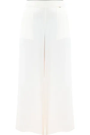 Kocca Elegant Wide-leg Tone-on-tone Trousers