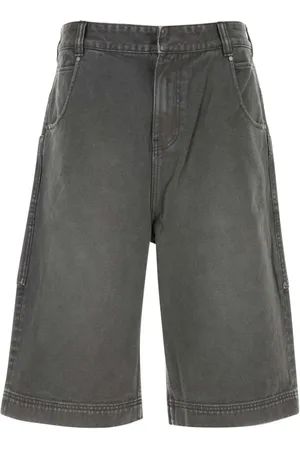 Entire Studios Dark Grey Denim Bermuda Shorts