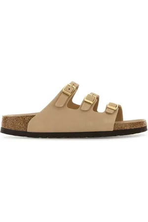 Birkenstock Leather Florida Slippers