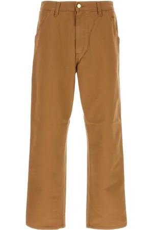 Carhartt Straight Trousers, male, , W32, Caramel Cotton Single Knee Trousers