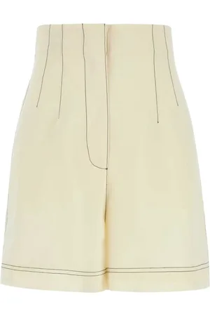 Serafini Casual Shorts, female, , S, Ivory Polyester Blend Shorts