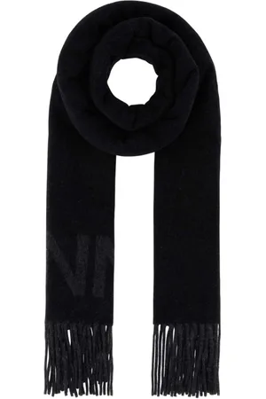 Ganni Embroidered Wool Scarf Collection