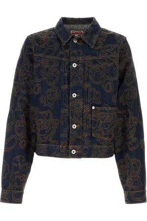 Kenzo Denim Jackets, male, , L, Stylish Blazers and Vests Collection