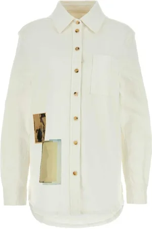 Lanvin Shirts, female, , 2XS, Stretch Denim Shirt