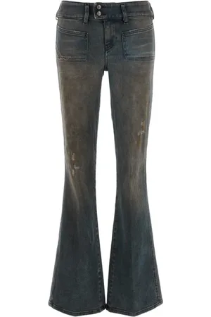 Diesel Flared Jeans, female, , W26, Flared Stretch Denim Jeans
