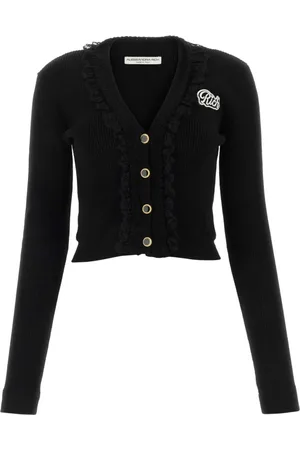 Alessandra Rich Wool Blend Cardigan