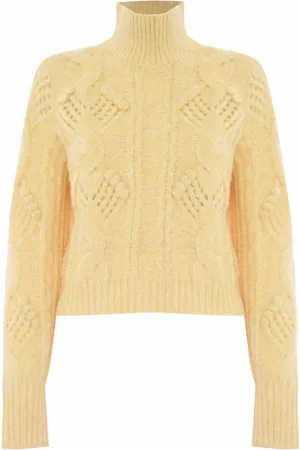 Kocca Turtlenecks, female, , S, Charming Cable Knit Jumper