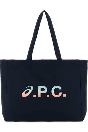 A.P.C. Tote Bags, male, , ONE SIZE, Navy Fabric Shopping Bag