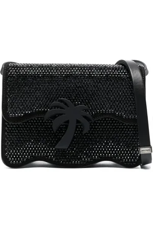 Palm Angels Shoulder Bags, female, , ONE SIZE, Rhinestone-Embellished Shoulder Bag