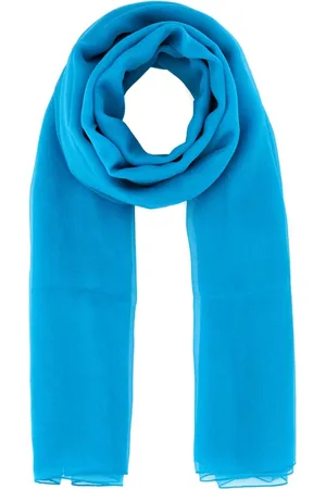 Alberta Ferretti Silky Scarves, female, , ONE SIZE, Turquoise Silk Scarf Trousers