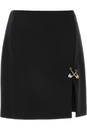 VERSACE Short Skirts, female, , S, Stretch Wool Skirt