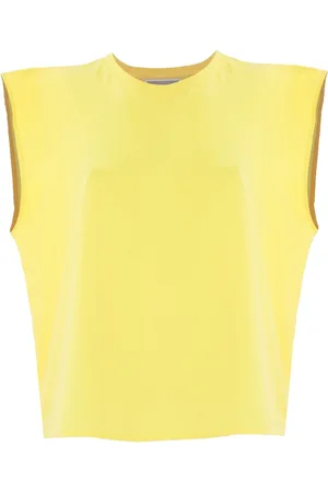 Kocca Sleeveless Tops, female, , L, Round Neck Cotton Blouse