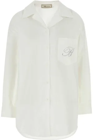 BLUMARINE Shirts, female, , S, Oversize Poplin Shirt