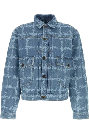 Vivienne Westwood Denim Jackets, male, , L, Stylish Denim Marlene Jacket