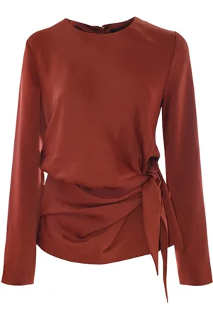 Kocca Blouses, female, , M, Elegant Draped Waist Blouse