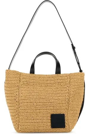 Jil Sander Handbags, female, , ONE SIZE, Raffia Crossbody Shopping Bag