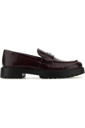 Tory Burch Loafers, female, , 5 1/2 UK, Burgundy Leather Loafers